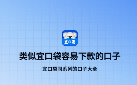 宜口袋同系列口子有哪些？橙心袋、葡享卡等 4 个容易下款平台实测分享