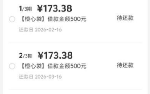 宜口袋没额度？桔多多橙心贷 500 元下款实测：扣 56 元会员费，二类卡也能到账！