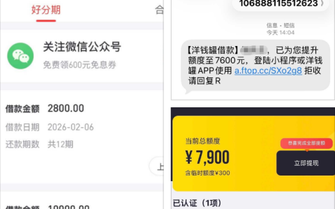 好分期接连下款 12800 元，洋钱罐 7600 元额度来袭，征信有瑕疵也能下款的实操要点