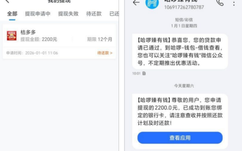 哈啰匹配桔多多实测：逾期记录仍下款 2200 元，跨平台借款规则与实操要点解析