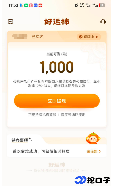 好运柿 APP 官方下载渠道在哪,1000 元额度申请通过率与使用风险真实说明
