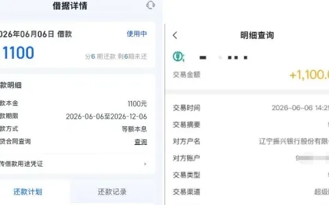 信用飞发放两张提额卡助力提额，成功放款 1100 元，提额卡使用与申请实测