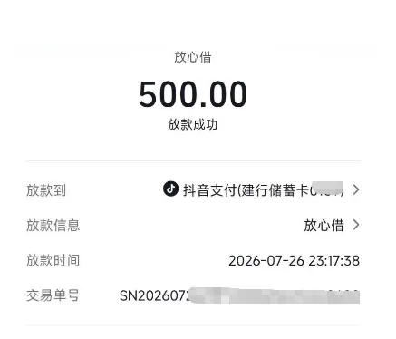 放心借注销主号后换小号申请实测，成功获批 500 元初始额度，操作方法与风险提示参考